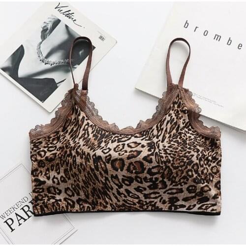 Bra For Women Ice Silk Bralette Tupe Crop Tank Top Seamless Push Up Underwear Bralette Sleeping Brasier Femme Sexy Lingerie Bras