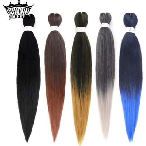 Long Easy Braid Crochet Hair 26" Inches Ombre Braiding Hair 90 grams Synthetic Hair Extensions Jumbo Braids Hair for Women