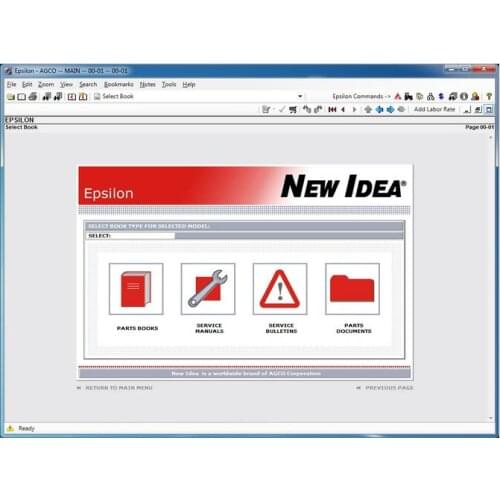 New Idea 2016 Spare Parts Books and Service Manuals