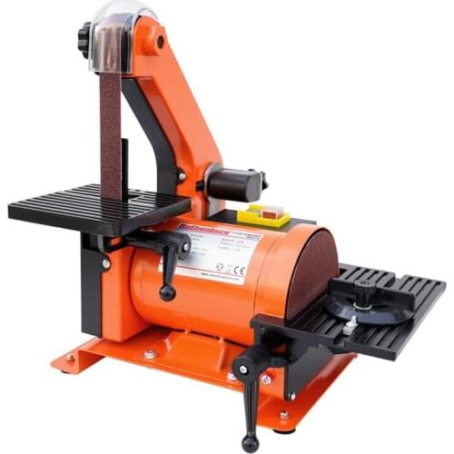 350W Sand Belt Machine Sand Tray Machine Small Woodworking Table Grinding Machine Multifunctional Vertical Sandpaper Machine