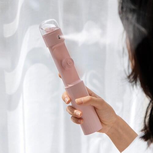 Mini Fold Fan Electric Portable Handheld USB Rechargeable Fan With Strong Wind Mini Mute Humidifier Fan Air Cooling Wind Maker