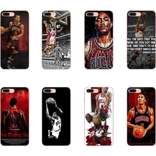 Derrick Rose For Samsung Galaxy Note 5 8 9 S3 S4 S5 S6 S7 S8 S9 S10 mini Edge Plus Lite Soft Cases Capa