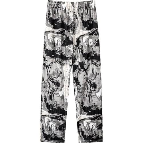 New Summer Sleep Wear for Women Pajama Printing Loose Sleeping Pants Full-Length Pants Cotton Lounge Sleep Bottoms Home Wear 4XL