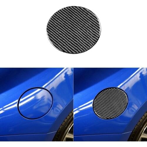 Fit For Toyota 86 Subaru BRZ 2016-2020 Carbon Fiber Fuel Tank Cap Decoration Cover Trim Sticker Car Styling