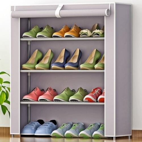 Dustproof DIY Assembly Shoes Rack Shoes Organizer Home Bedroom Dormitory Shoe Racks Shelf Cabinet Storage