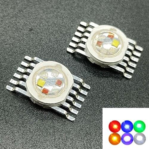 Stage Lighting RGBW (RGB+W+UV) 4*5W 15W LED Lamp Emitter Diodes For Stage Lighting High Power LED 45mil Epistar LED Chip