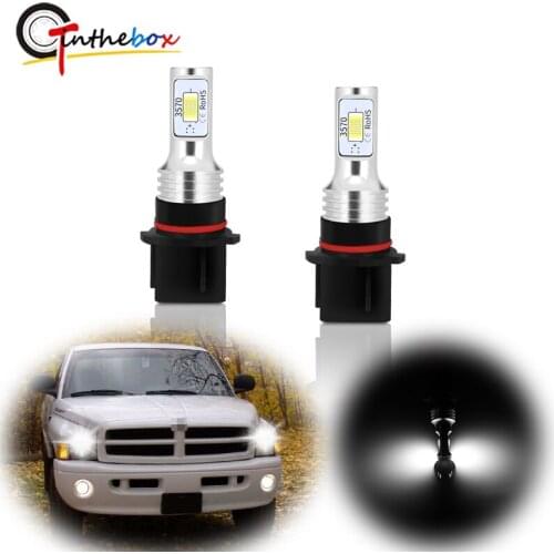 Gtinthebox 2PCS Error Free P13W SH24W LED Bulbs For Mercedes-Benz E350 E550 E63 AMG Toyota Highlander DRL Daytime Running Light