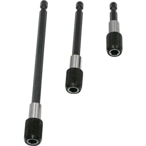 1/4 Inch Quick Hex Shank Release Magnetic Electric Screwdriver Extension Bit Holder 60 100 150mm Extension Rod Tools