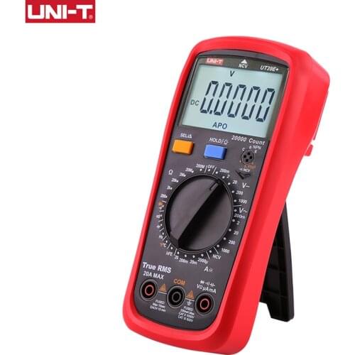 UNI-T UNIT UT39E+ Digital Multimeter Auto Range DC AC 20A 1000V Electric Measurement Capacitor Tester 2000μF Transistor Testing