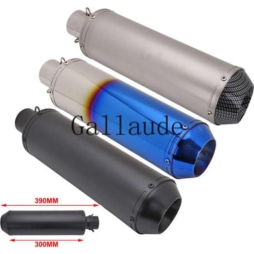 51mm Universal Motorcycle pipe exhaust Motorcycle Exhaust Pipe Muffler Stainless steel GP-project Exhaust Pipe ATV Dirt Pit Bike