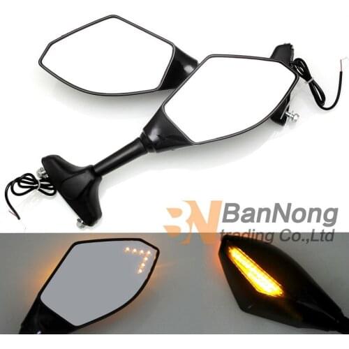Free shipping Motorcycle Universal rearview mirror For Ducati 748 848 999 1098 1198 Honda CBR600 CBR1100XX Ninja ZX-6R ZX-10R