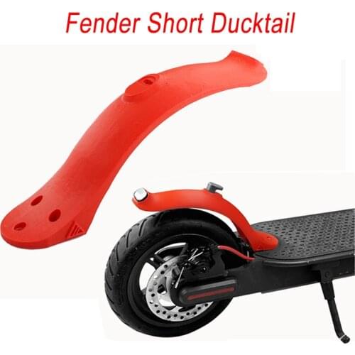 Upgraded Splash Fender Short Ducktail for Xiaomi M365/M187/Pro Scooter Rear Mudguard Back Wing for Xiaomi M365 Scooter Accessory