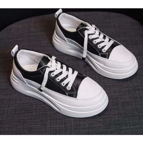 2021 Fashion Sneakers Women Shoes Young Ladies Casual Shoes Female Sneakers Brand Woman White Shoes Thick Sole