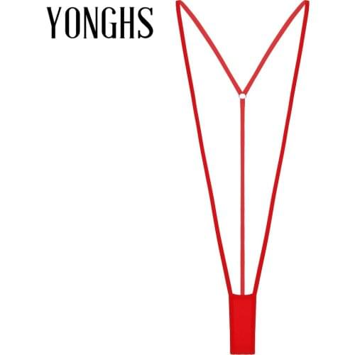 Womens Slingshot Bkini Monokini Swimwear Erotic Lingerie Mini Micro G-String Thong Lingerie Bodysuit Swimsuit for Honeymoon