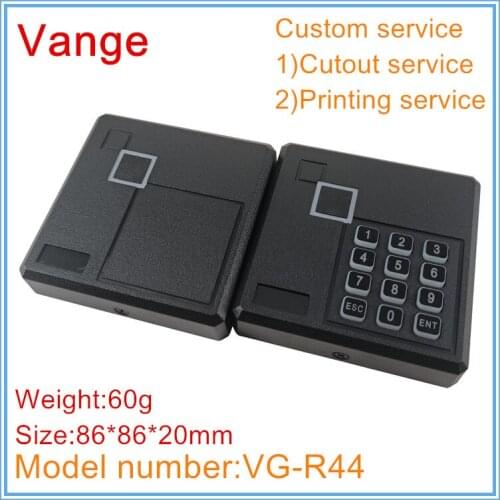 1pcs/lot new product black junction box 86*86*20mm ABS plastic instrument case enclosure for entrance PCB