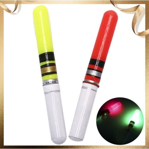 1Pc LED Light Stick For Fishing Float Without Battery Tube Night Fishing Tackle Luminous Electronic Float LED Electric Float
