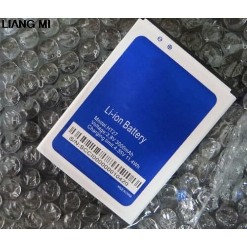 100% Original Homtom HT27 Smartphone Battery 3000mAh New Replacement accessory with phone stander
