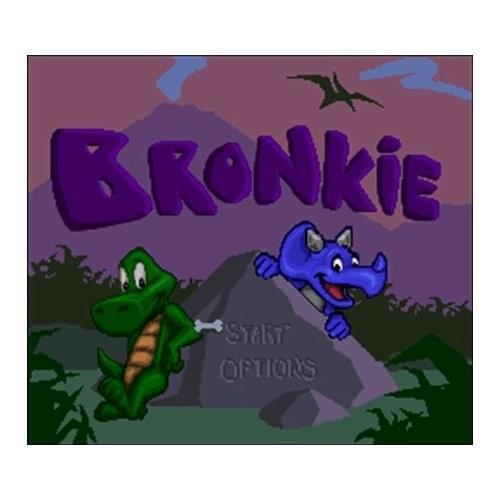 Bronkie Health Hero USA Version 16 bit Big Gray Game Card For NTSC Game Player