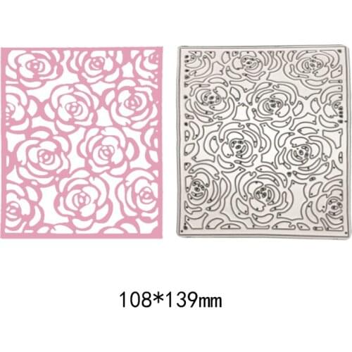 2018 New Rose Flowers Layers Plate Metal Cutting Dies Stencil for DIY Scrapbooking Photo album Paper Cards Decorative Crafts