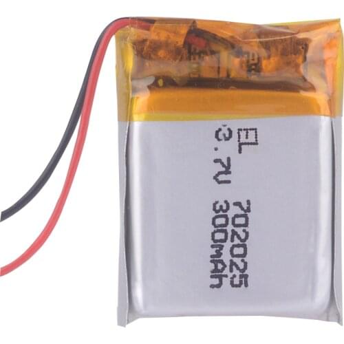 3.7V 302025 140mah 402025 150mah 502025 180mah 602025 250mah 702025 300mah Lithium Polymer Battery For video recorder Registrar