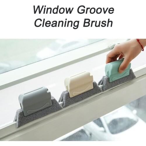 3Pcs Window Groove Cleaner Brushes Handheld Door Track Crevice Cleaning Tool Cleaning Brushes