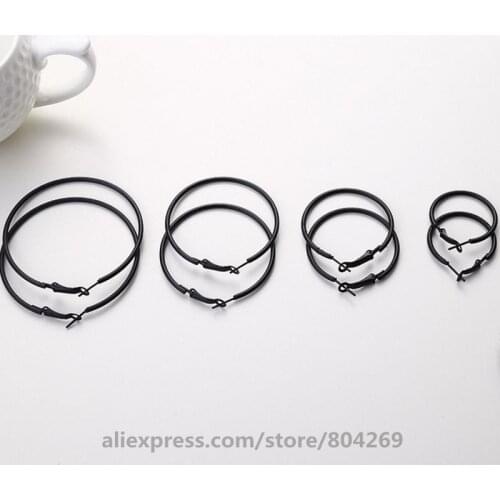 300 Pairs/lot Wholesale Large Circle Earrings Exaggerated Simple Female Circle Earrings Hot Sale Women Dress Earring