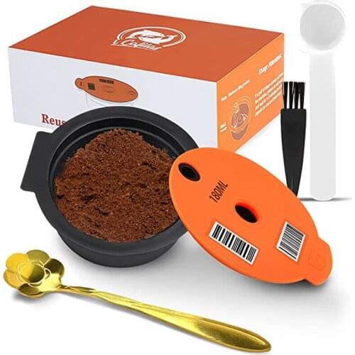 60ML/180ML Reusable Coffee Filter Coffee Capsule Coffee Maker Portable Coffee Filter Capsule For Coffee Machine Coffee Accessori