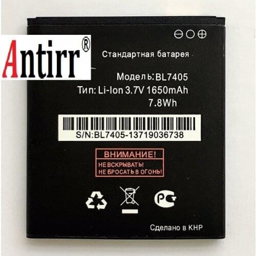 BL7405 CellPhone Battery For Fly IQ449 Iq 449 BL 7405 BL-7405 Li-ion 3.7V Replacement Li-ion Batteries Batteria 1650mAh
