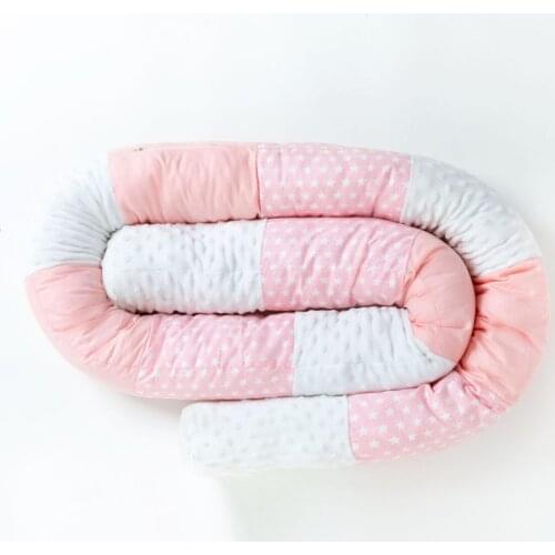 Baby Bed Bumper In The Crib For Baby Room Decor Newborn Long Pillow Cot Bumper Baby Crib Bumpers Protector Baby Bed Decoration