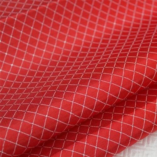 CF198 1Yard 90cm Red Ripstop Chinese Silk Jacquard Satin Fabric Garment Fabric For Chinese Qipao Cheongsam Fabric For Wedding