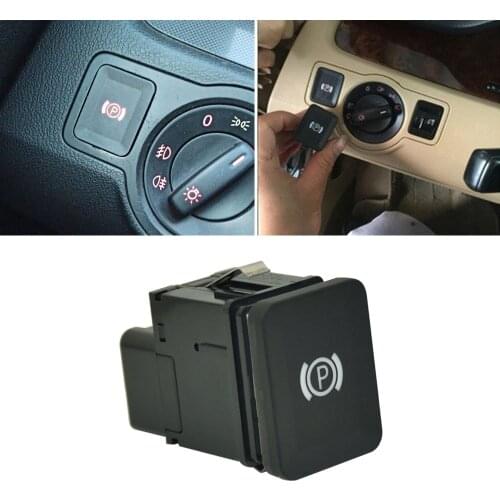 Electronic Handbrake Switch Parking Hand Brake Button 3C0927225 For VW Passat B6 R36 CC 2005 2006-2012 3C0927225C 3C0 927 225B