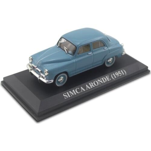 IXO 1:43 1951 SIMCA ARONDE BLUE Metal Diecast Alloy toy cars Model Vehicles For Children Boys gift hot
