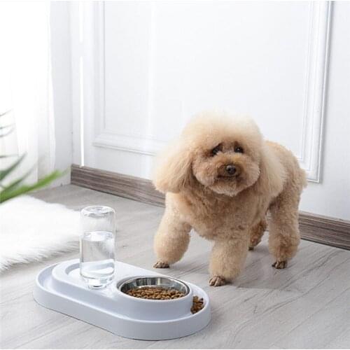 Cat Bowl Dog Water Feeder Bowl Cat Kitten Drinking Fountain Food Dish Pet Bowl Goods Automatic Water Feeder for Cat Dod U3