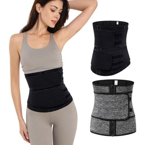 Neoprene Sauna Waist Trainer Corset Sweat Belt for Women Weight Loss Compression Trimmer Workout Fitness Waist Support 8