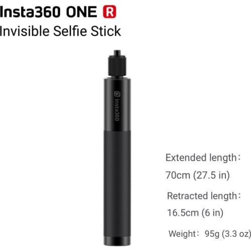 Invisible Selfie Stick/Accessory For Insta360 ONE R/ One X2 /one x Invisible Selfie Stick