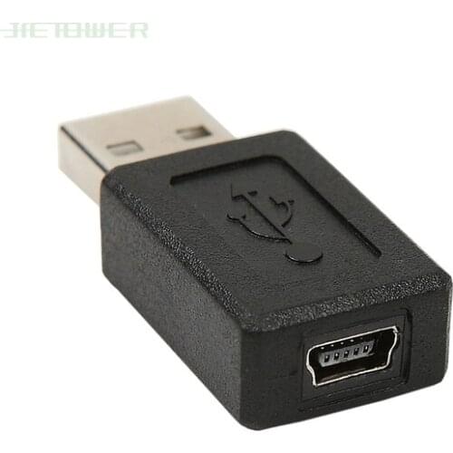 Wholesale USB 2.0 A Type Male To Mini 5pin USB B Type 5pin Female Connector Adapter Convertorc 100pcs/lot