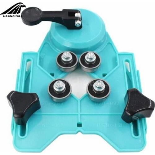 16PCS 4-83mm Drill Chuck Vacuum Base Sucker with 6-50mm Diamond Coated Glass Drill Bit Fit Tile Glass Hole Saw Openings Locator