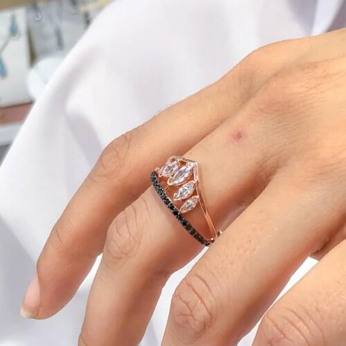 Queen Crown Marquise Special Design Silver Ring