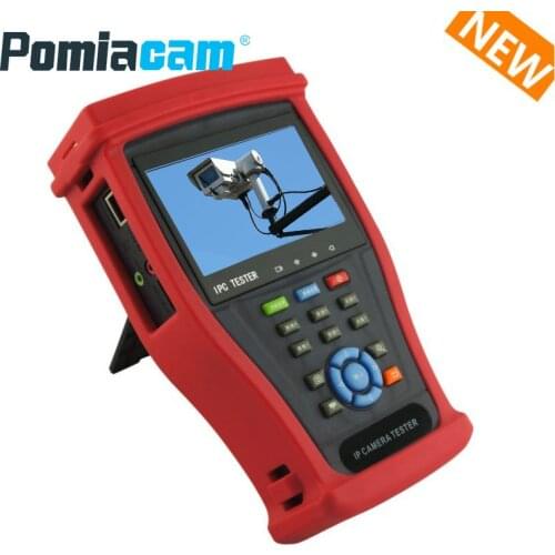 IPC4300 Plus IP Camera Tester CCTV Tester Monitor 8MP TVI CVI 5MP AHD SDI H.265 4K with Digital multimeter,Cable tracer