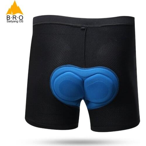 Cycling Shorts Mens Underwear Coolmax Padded Gel Bicycle Bike Cycling Short MTB Shorts Ciclismo Two Styles Shorts for A Bike