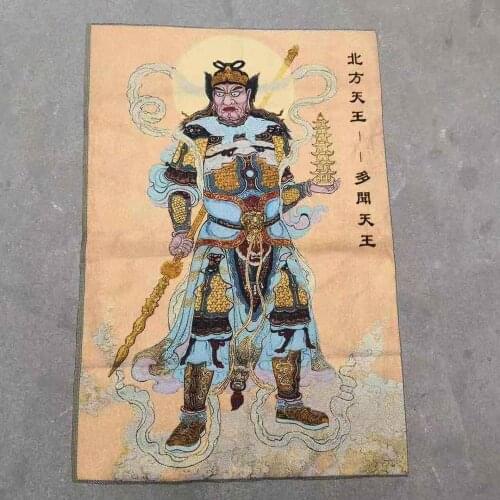 Four Heavenly Kings religious supplies four heavenly kings Buddha northern embroidery