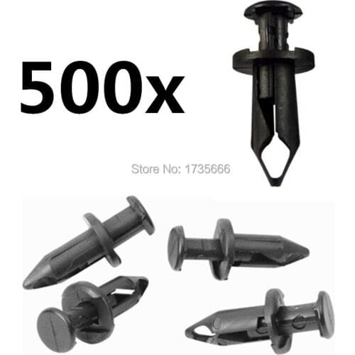 500PCS Fender Clip Body Rivet ATV Parts For Bombardier Outlander 330 Polaris Sportsman 550 850 XP Rangers Rzr 7661855