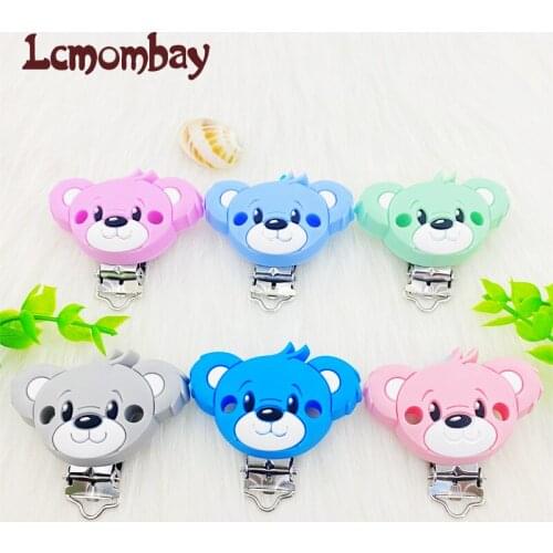 10Pcs Silicone Pacifier Clip DIY Baby Teething Teether Necklace Beads Tool Nurs Gift Accessories
