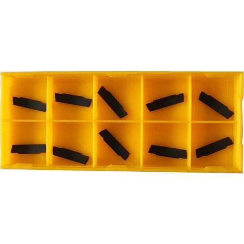 10P MGMN 200-T / 300 / 400 / 500 HS6115 CNC Lathe Tool Grooving Insert Carbide Insert For Stainless Steel