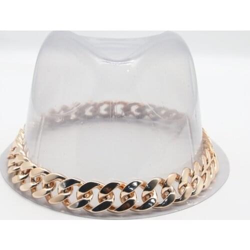 Belts for women fedora hats band belts yellow red black green khaki black chain belt band for fedora felted hats women men