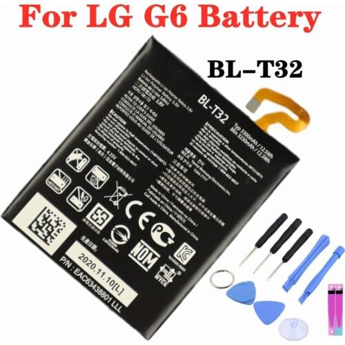 BL-T32 Battery For LG G6 G600L G600S G600K G600V H871 H872 H873 LS993 US997 VS988 3230mAh Capacity Phone Replacement Battery