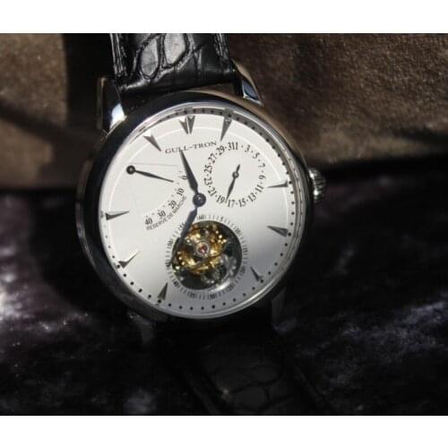 Tourbillon Watch Mechanical Hollow Sapphire Mirror Multifunctional Personality Business Men Watches Brand Luxury Gift Male Clock