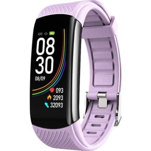 More Colors C6T Smart Bracelet Fitness Tracker Body Temperature Sport Watch Information Push Sleep Monitoring Exercise Pedometer