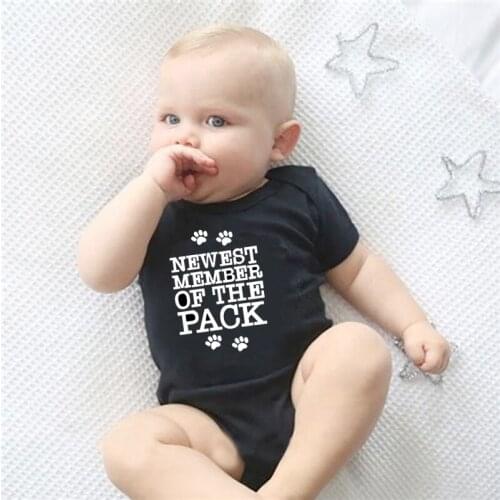 2019 Summer Newborn Infant Baby Boys Girls Cotton Short-sleeved Romper New Member of the Pack Combination Baby Clothes