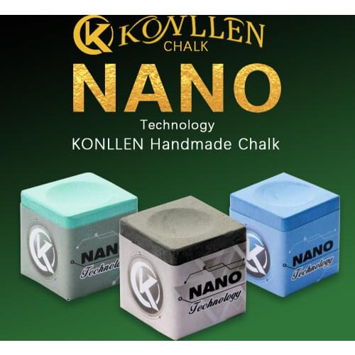 KONLLEN Billiards Chalks Grip Power Adhesion Solidity Pool Cue Chalk Snooker Chalk Carom Chalk Nano Technology Material Chalk